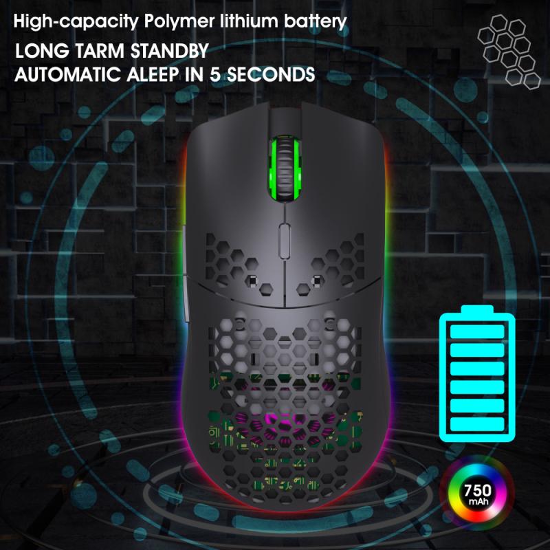 SEC T66 2.4G Wireless Mouse Optical 6 Buttons Mouse Gamer USB Receiver 1600DPI Wireless Mouse Gaming Mouse For Laptop Computer