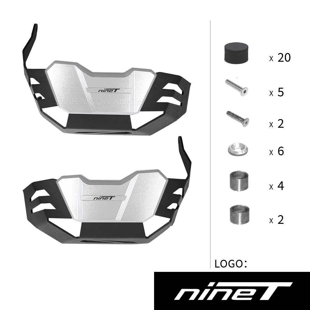 Para BMW R1200R R1200GS R 1200 GS R RnineT R nineT protectores de motor de motocicleta protectores de culata cubierta protectora de cilindro