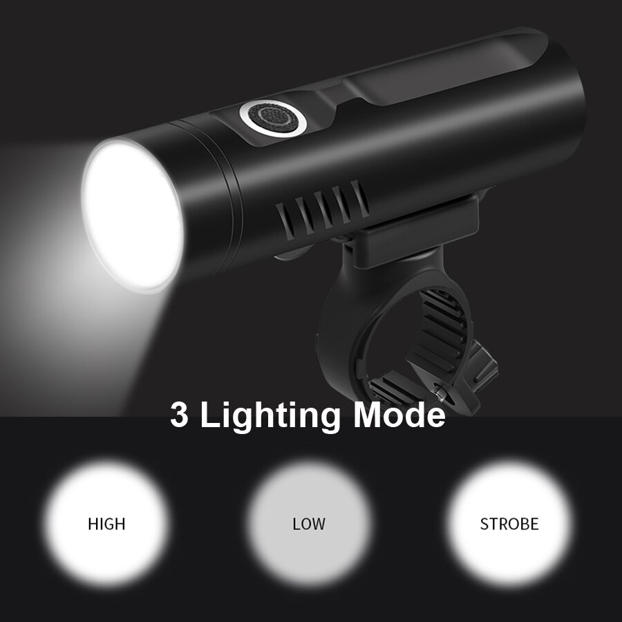 NEWBOLER-linterna de 2400 lúmenes para bicicleta, luces LED USB para bicicleta, linterna de aluminio para MTB, faro delantero, accesorios para bicicleta