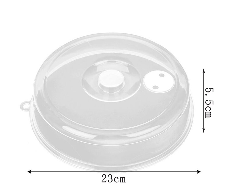 Mikrobølgeovn frisk dæksel husholdnings multifunktionelle forseglingsdæksler plastskål låg mikrobølgeovn opvarmningsdæksel: A 23cm