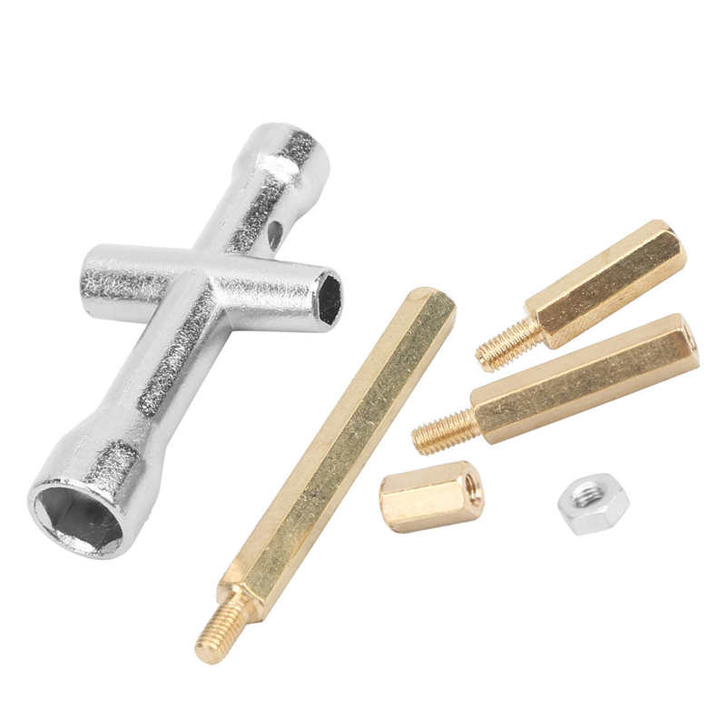 stainless wire sleeve insert thread repair kit M3 Brass Hex Pillar Screw Nut Parts Kit Mini Wrench Socket Set for Smart