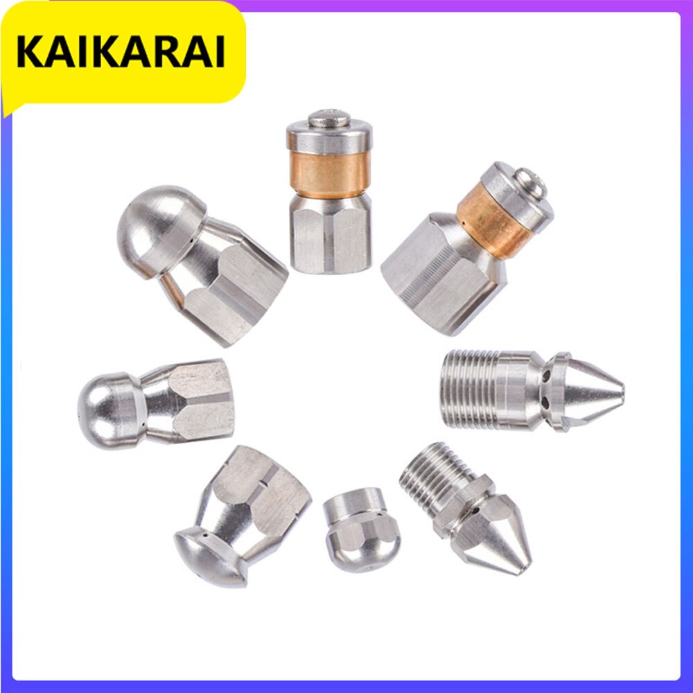 1/4 Rvs Hogedrukreiniger Rioolreinigers Nozzle Bsp... – Vicedeal