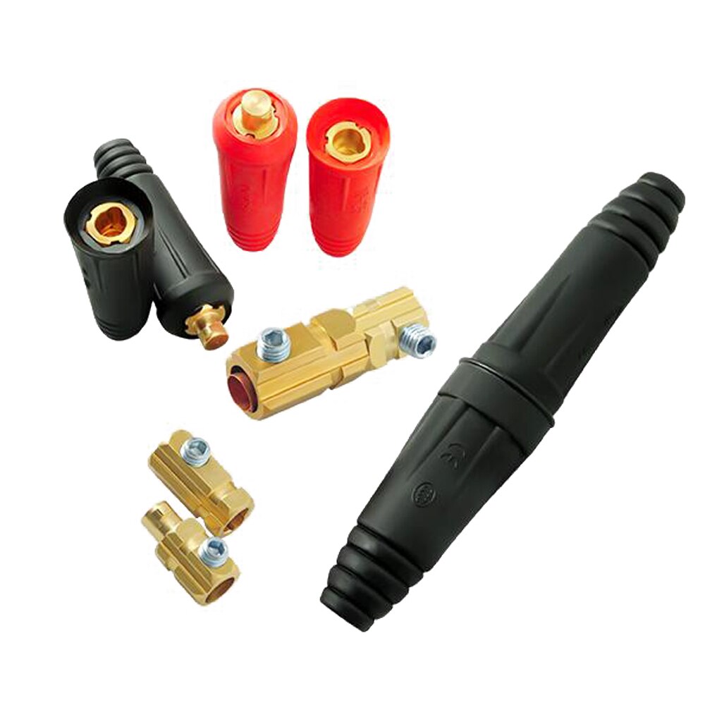 DKJ10-25 35-50 50-70 Europe Welding Machine Quick Fitting Connector Plug Socket Rapid Fitting Welding Machine Cable Connector