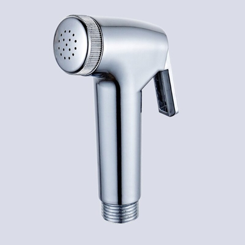 Toilet Hand Held Bidet Faucet sprayer set Multifunction Bathroom hand sprayer shower faucet: Silver B