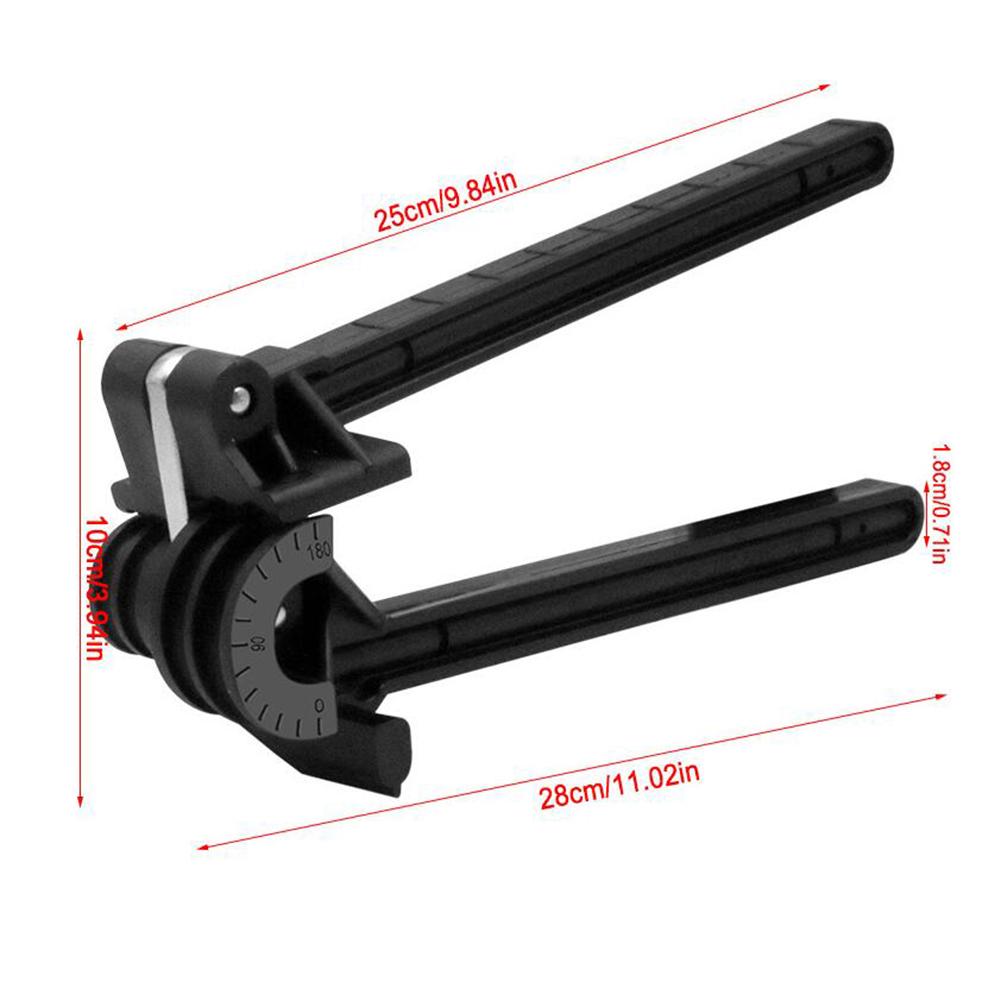 5mm 6mm 8mm 10mm Tube Simple Portable Four Slot Pipe Bender 180 Degree Tube Bender Pipe Bender Manual Elbow Tool