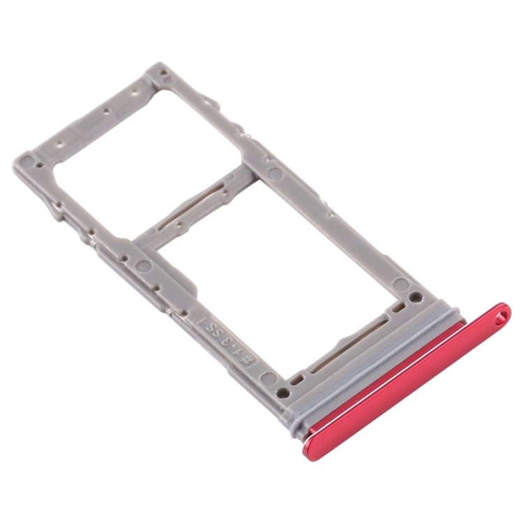 Sim Karte Slot Halfter Reparatur Für Samsung Galaxis Hinweis 10 Lite N770F Telefon Neue Single oder Dual SIM Chip Schublade SD Karte Fach Adapter: rot Single Sim