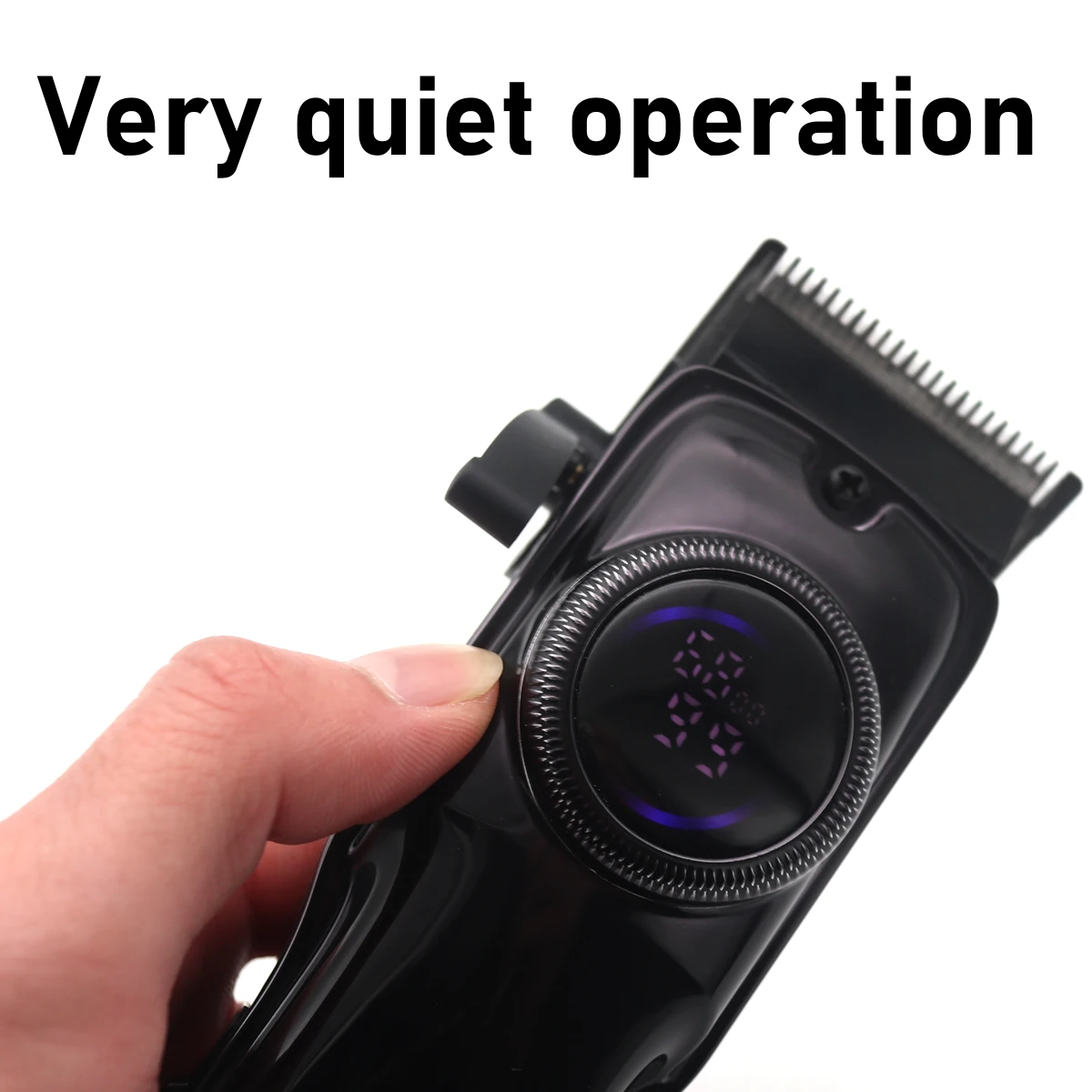 Kemei KM-2279 Hair Clipper for Men LCD Display Low Noise Cordless USB Interface Hair Cutting Machine Hair Trimmer