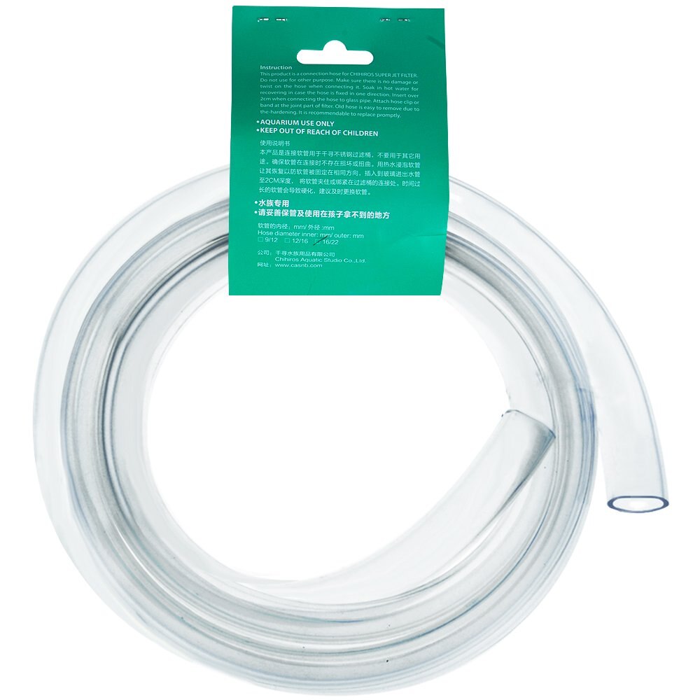 Chihiros Aquarium Waterleiding Clear Tubing 3M Lange Binnendiameter 9/12/16Mm Schoon Slang Voor aquarium Filter Aquarium Accessoires