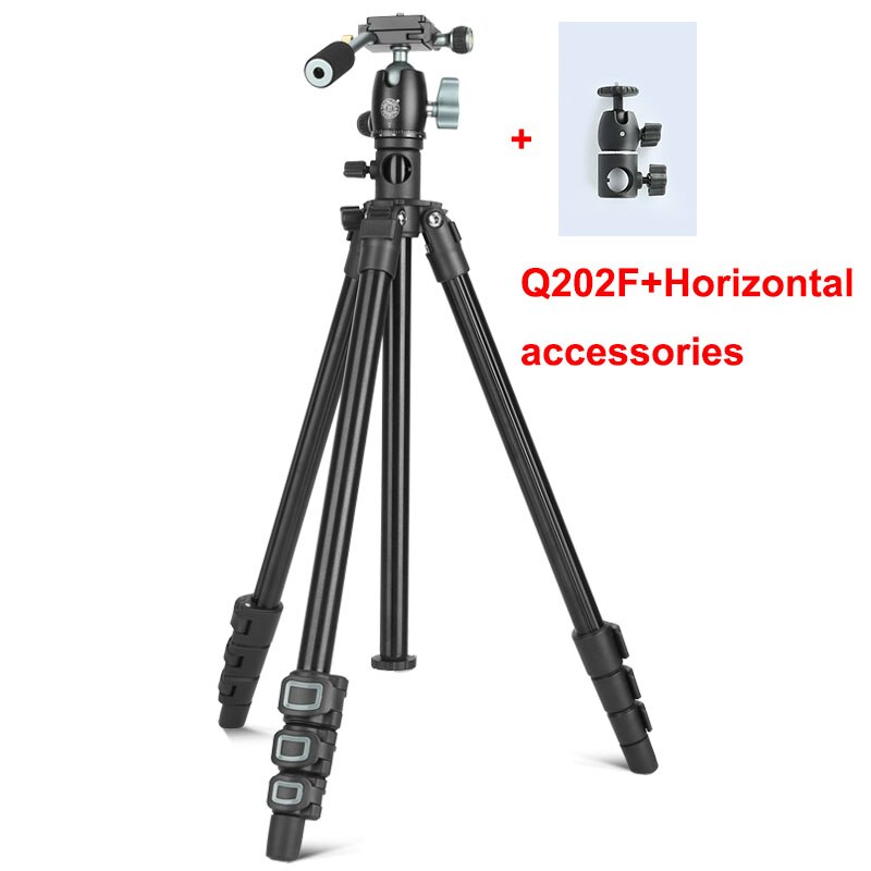 Trépied Horizontal pour téléphone Portable, support de caméra, trépied de voyage léger pour DSLR iPhone avec support de téléphone à distance, sac de transport: bundle 2