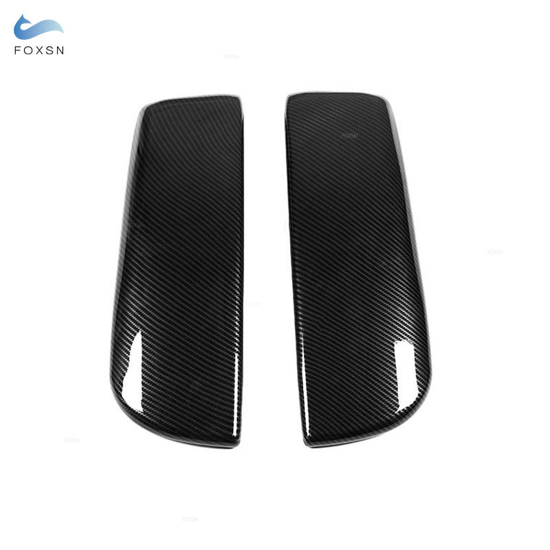 Car Carbon Fiber Texture Center Console Armrest Box Pad Protection Cover For BMW X5 E70