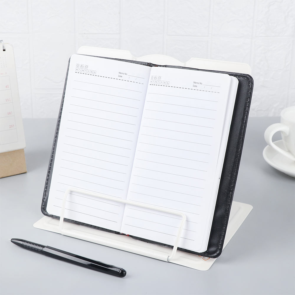 Portable Adjustable Reading Book Holder Metal Foldable Document Shelf Bookstand Display Stand School Desktop Support