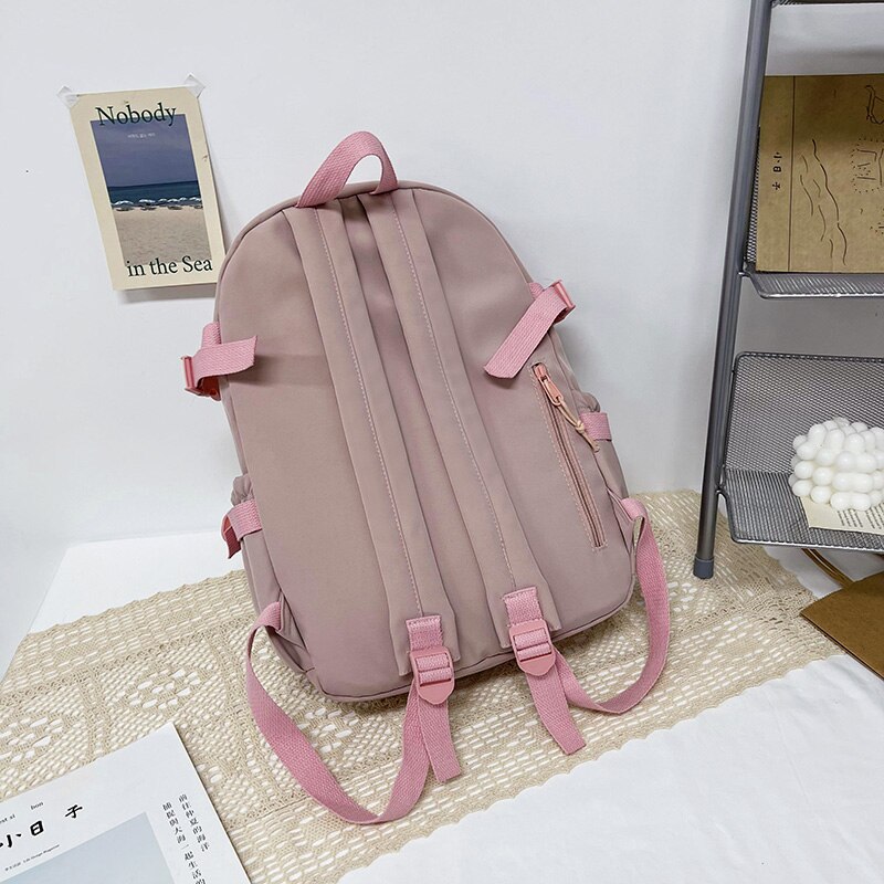 Leuke Vrouwen Rugzakken Waterdichte Multi-Pocket Nylon School Rugzak Voor Student Vrouwelijke Meisjes Kawaii Laptop Boek Pack Mochilas
