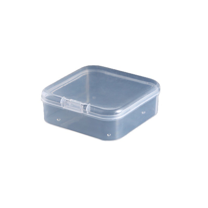 Mini Plastic Box Rectangular Box Translucent Box Packing Box Storage Box Dustproof Durable Strong Jewelry Storage Case Container