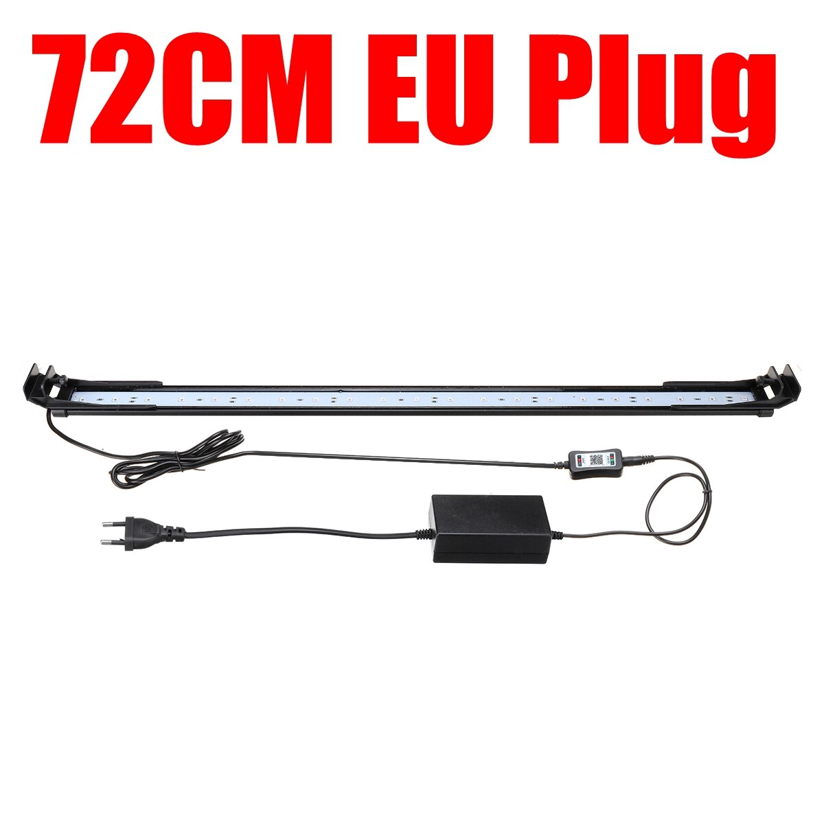 Aquarium Angeln LED Beleuchtung bluetooth APP Regler Aquarium Licht für Aquarium AC110V-240V 22-72cm: 72CM EU Stecker
