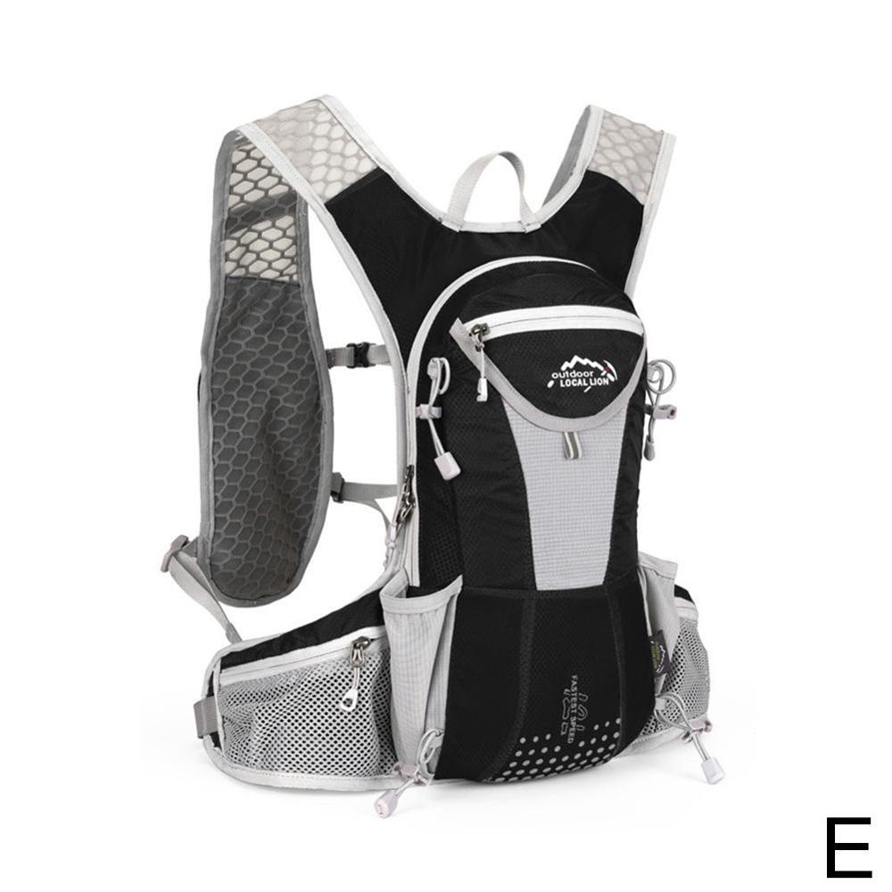 12L Waterproof Bicycle Backpack MTB Mountain Bike Water Bag Men's Women Nylon Cycling Hiking Camping Running Hydration Backpack: E