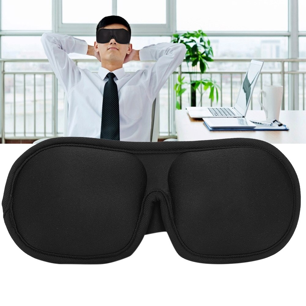 3D Sleeping Eye Mask Shade Cover Rest Sleep Eyepatch Blindfold Shield Travel Sleeping Aid Snore Blocker Stopper