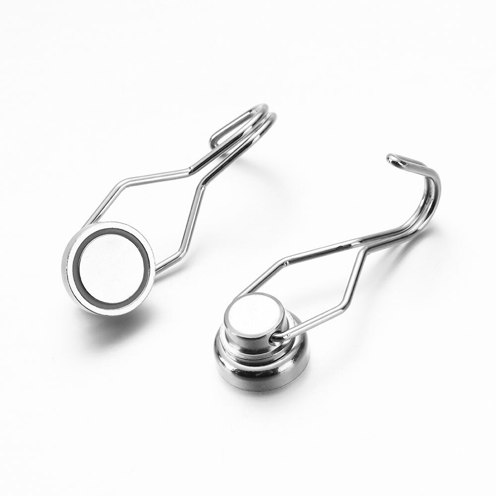 3Pcs 360 ° Swivel Magnetische Haak Sterke Magneet Haken Koelkast Magnetische Opslag Rekken Huishoudelijke Badkamer Accessoires