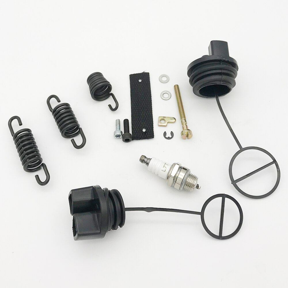AV tampon choc ressort ensemble pour Partner 350 351 réservoir de mazout bouchon chaîne ajusteur tronçonneuse pièces outils électriques