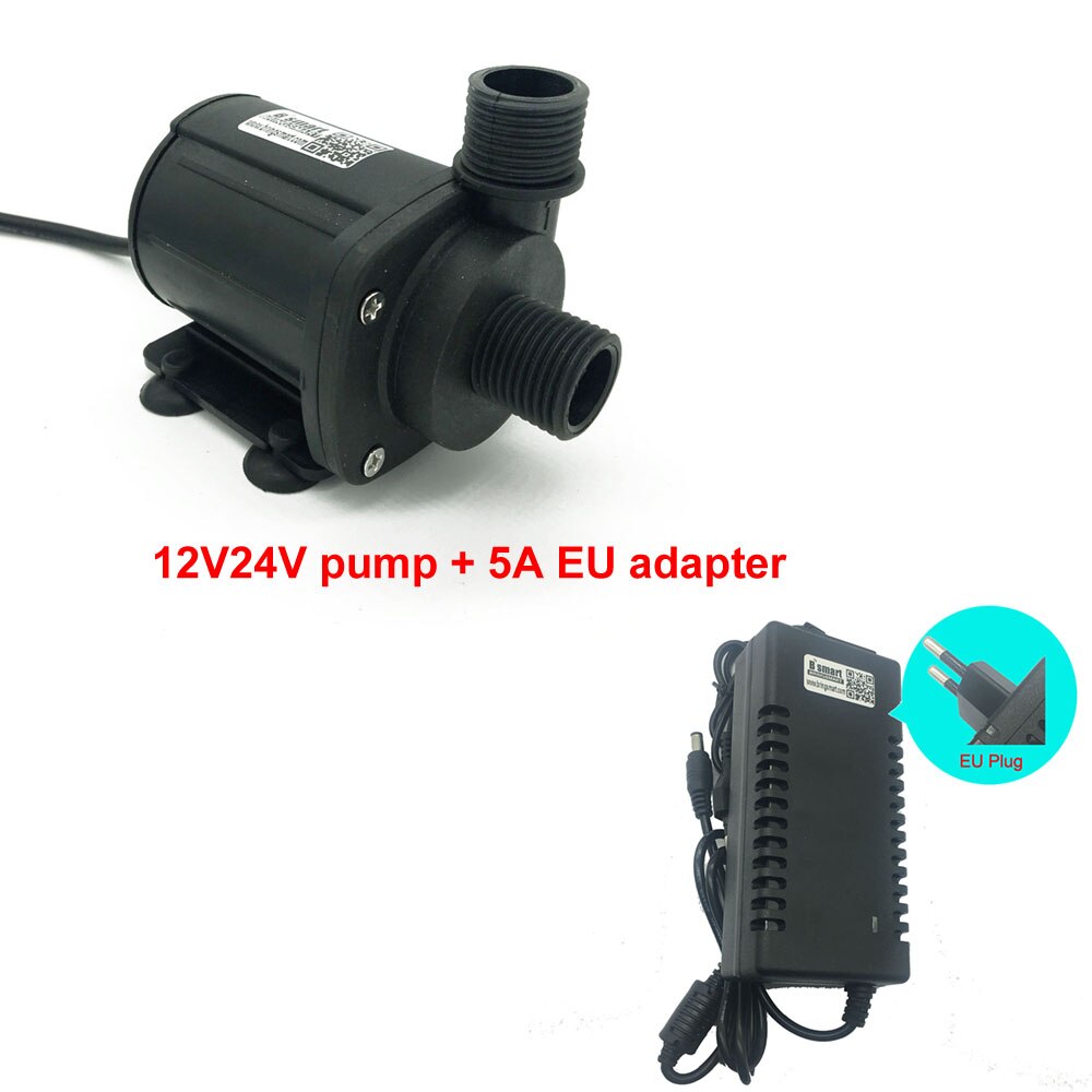 12V 24V DC Brushless Water Pump 1800-3000L/H 4.2-8M Booster Water Pressurization Pump Submersible +Speed Controller SR-1000B3