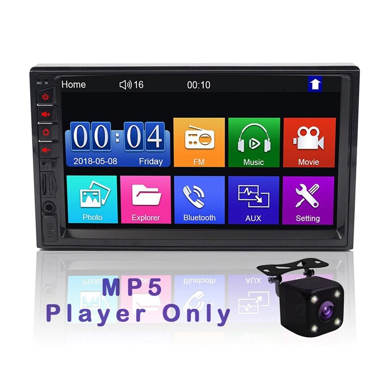 7 inch led hd-scherm stereo 2 din auto multimedia radio bluetooth  mp5 speler 7034