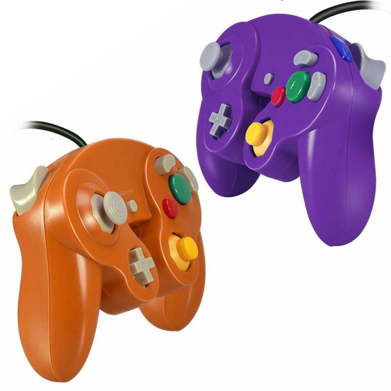 Ngc Gc Gamepad Wired Controller Voor Wii Gamecube Draagbare Joystick Met Usb Kabel Voor Pc Computer