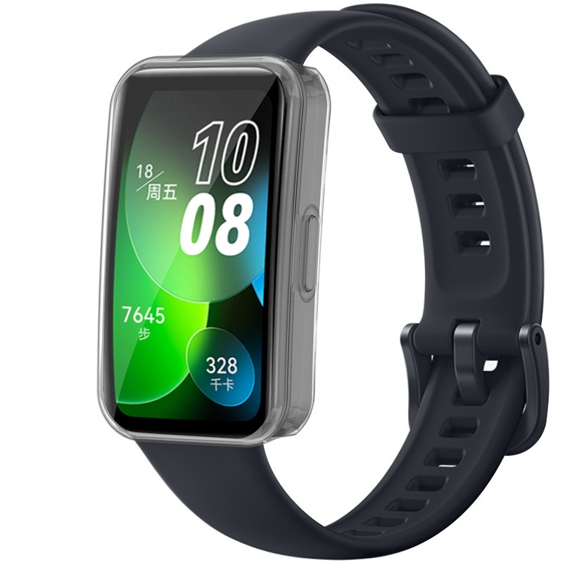 Cinturino In Silicone Per Huawei Honor Band 4/3e/4e | Bracciale Di Ricambio Per Smartwatch | Impermeabile E Morbido | Colore Nero - 6