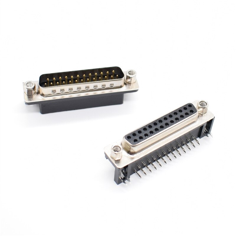 PENGLIN Connettore Breakout DB25 Senza Saldatura, Alloggiamento In Metallo RS232 D-SUB Seriale A 25 Pin, Adattatore Femmina Breakout Scheda Di Collegamento Con Alloggiamento (femmina