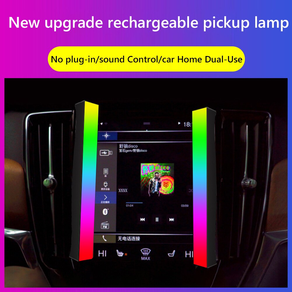 RGB Voice Activated App Control Light Bar Desktop Timing Ambient LED Lamp Strip 213 Changing Modes LED Bar Light Decoration