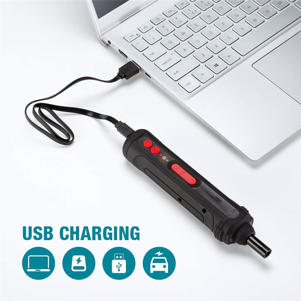 Electric Screwdrivers 19 In 1 Precision Cordless Rechargeable Screwdriver Drill Set with Dual LED Light Power Tools for Repair