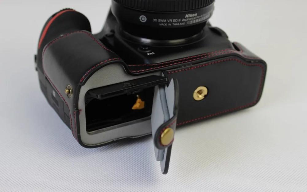 Leather Protect Half Case Grip for Nikon D500 Camera