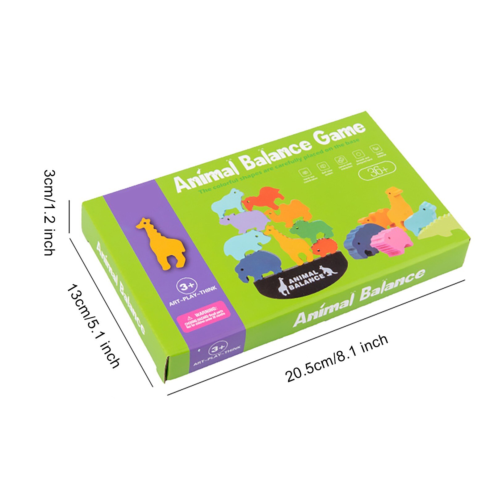 Animaux en bois équilibre formation Puzzle jeu Kit de jouet éducatif préscolaire jouet Construction jouets enfants bébé Puzzle jeu jouet