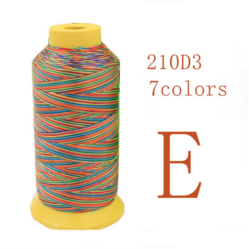 DIY Polyester Rainbow thread of sewing thread machine sewing supplies high-strength sewing scissors hand made