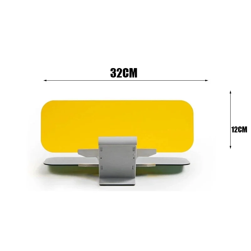 Car Sun Visor Extender Day and Night Anti-Glare Visor Adjustable Sun Blocker Anti-UV HD Anti Sunlight Dazzling Goggle for Car: black