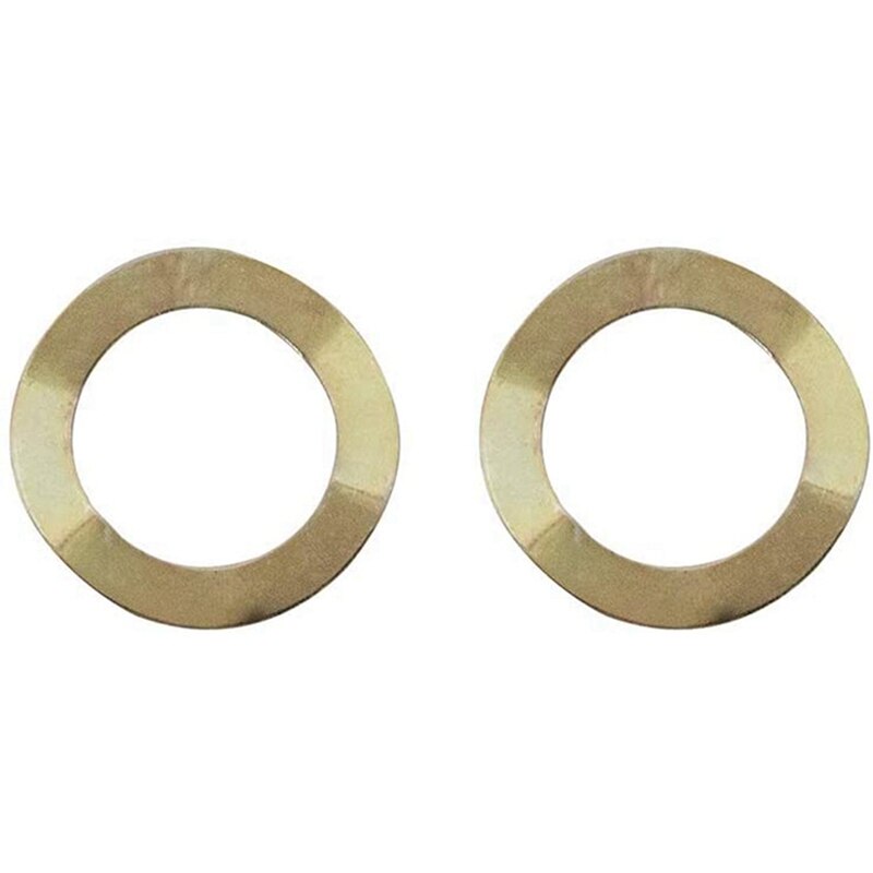 Spindle Bushings Upper and Lower Bushings Bronze, King Pin Wave Washer & Golf Cart Shock Bushing Kit for EZGO 1989-Up