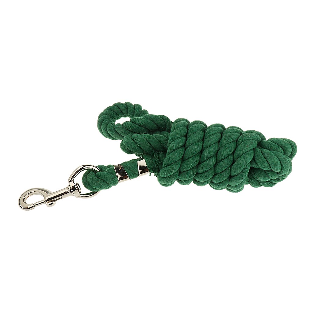 Cuerdas de caballo de plomo, Halters, armadura de algodón: green