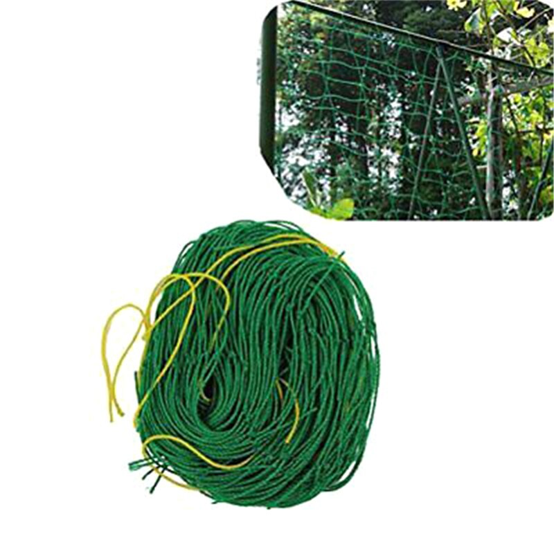 1.8 x 1.8m trädgård grön nylon spaljé nät stöd klätterväxt nät staket