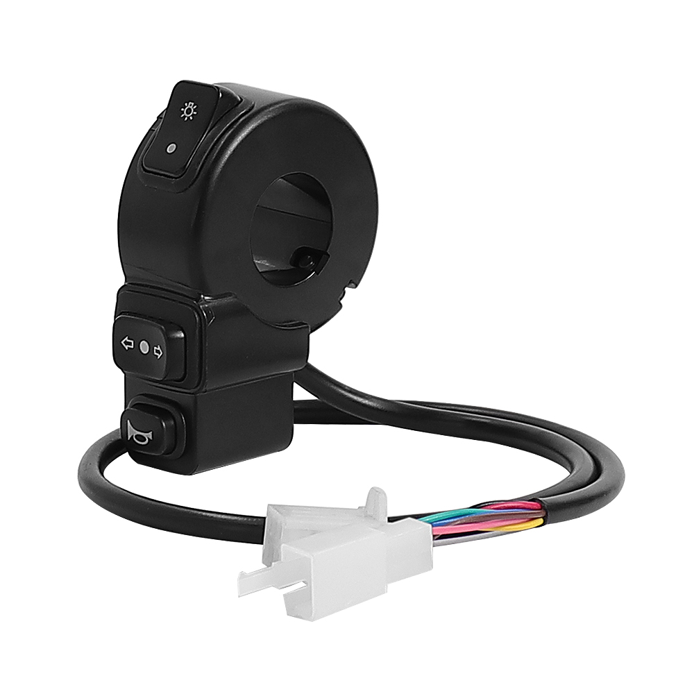 3 In1 Controller Switch 22mm Handlebar Switches Horn Button Turn Signal Light Headlights For Motorcycle Scooter Universal ATV: Default Title