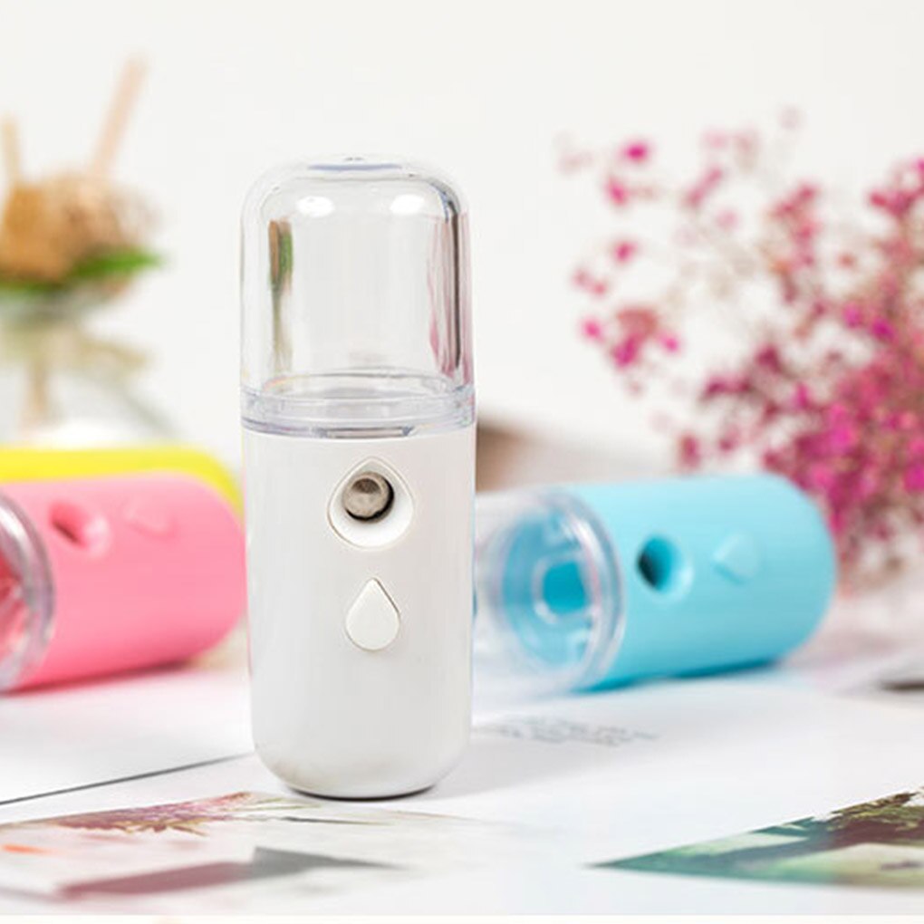 Nawilżający nawilżacz robić twarzy przenośny rozpylacz mgiełki robić twarzy głębokie nawilżenie USB akumulator mini nawilżacz 2021 nowości
