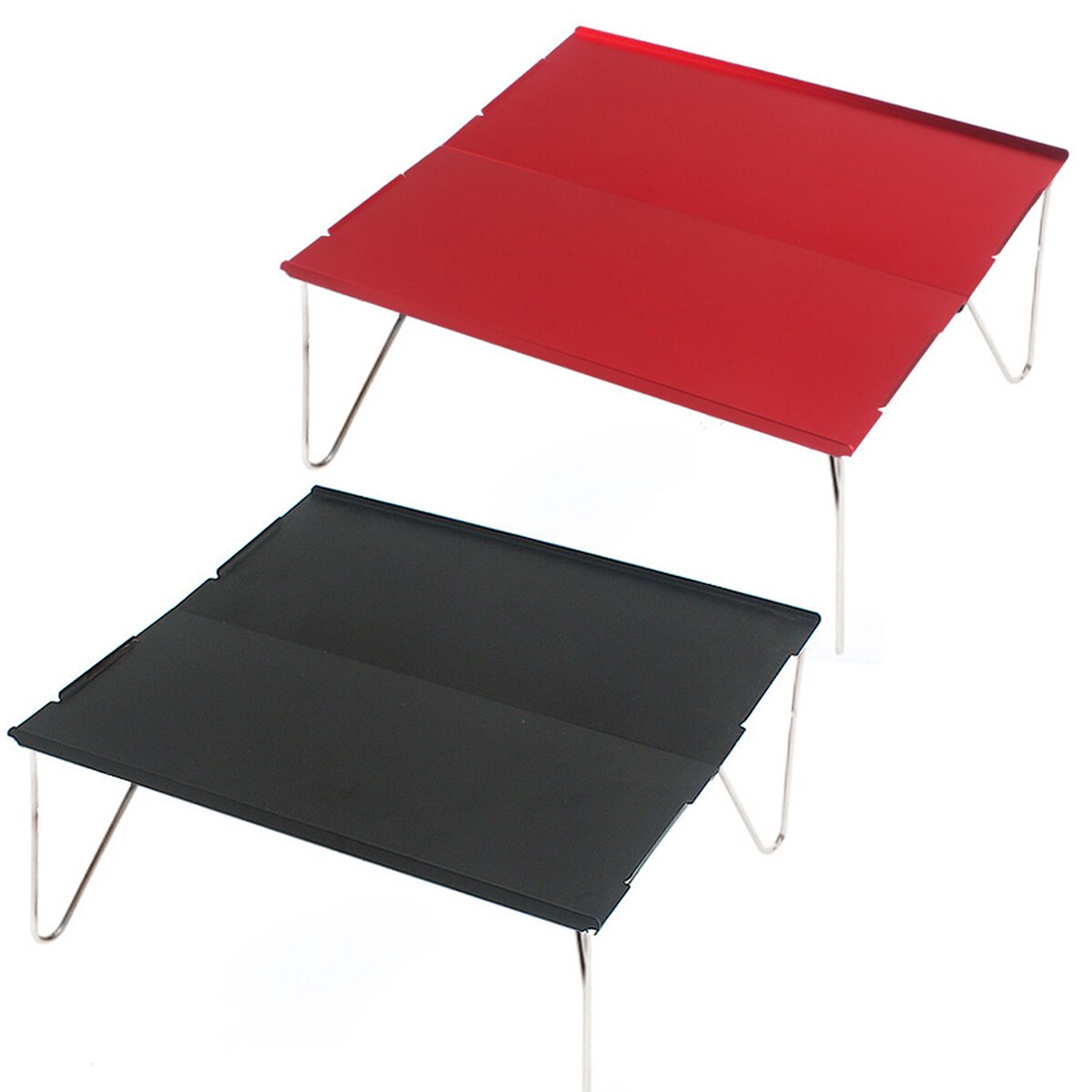 Outdoor Foldable Table Camping Outdoor Furniture Computer Bed Tables Picnic Aluminium Alloy Light Folding Desk with Carry Bag