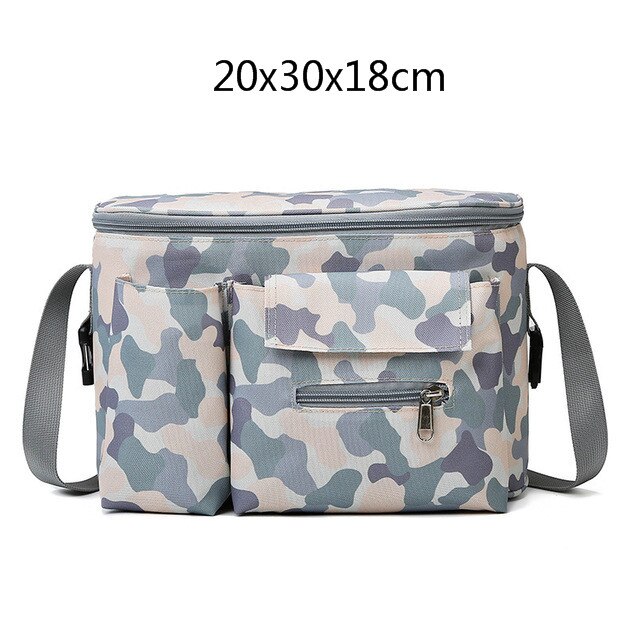 Mommy Diaper Storage Milk Bag Backpack Milk Bag Portable Breast Pump Bag Double Layer with Cooler for Work Mom: 12