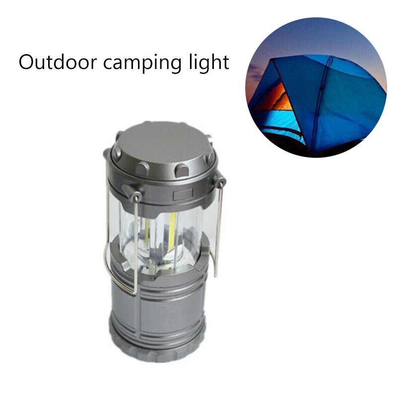 RV Camper Caravan Lamp Portable Camping Lantern COB LED Outdoor Camping Light Hiking Tent Lamp Foldable Travel