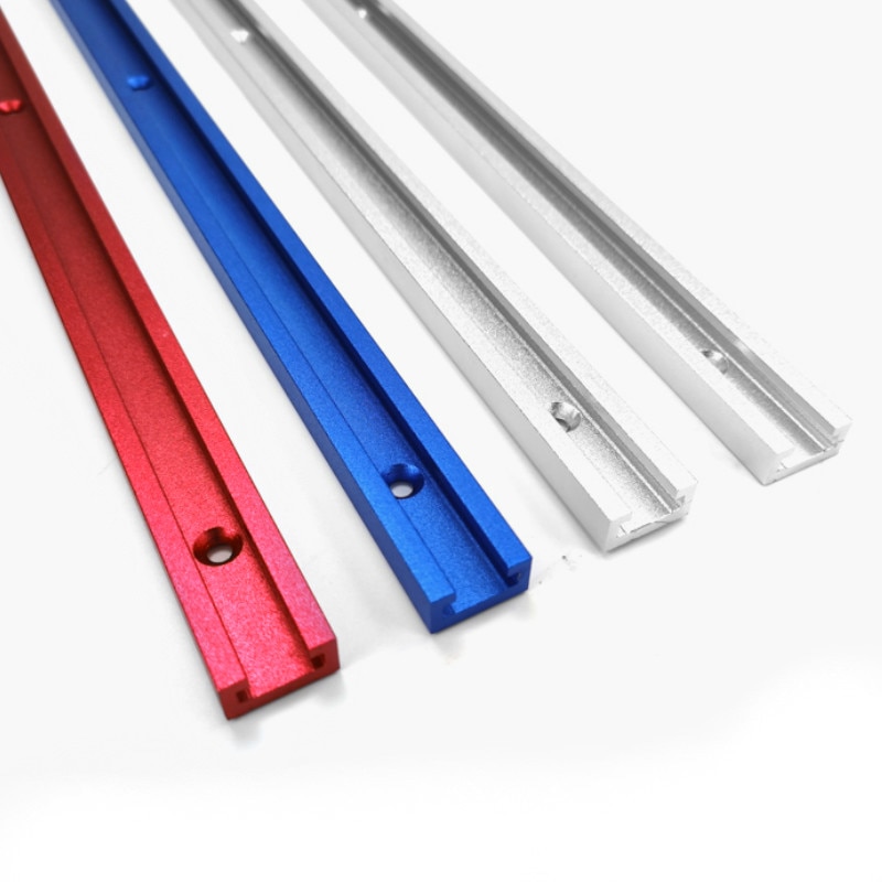T-slot Miter Track Jig T Screw Fixture Slot 19x9.5mm Table Saw Router Table 300-600MM Chute Rail Woodworking Tool
