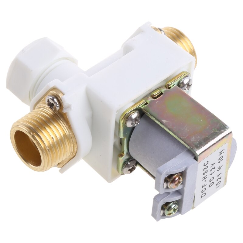 Électrovanne électrique 12V N/C 1/2 "DC 0-0, 8mpa, pour eau et Air