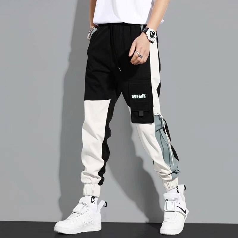 Bib Overall Mannen Strappy Stiksels Trekkoord Zomer Dunne Casual Broek