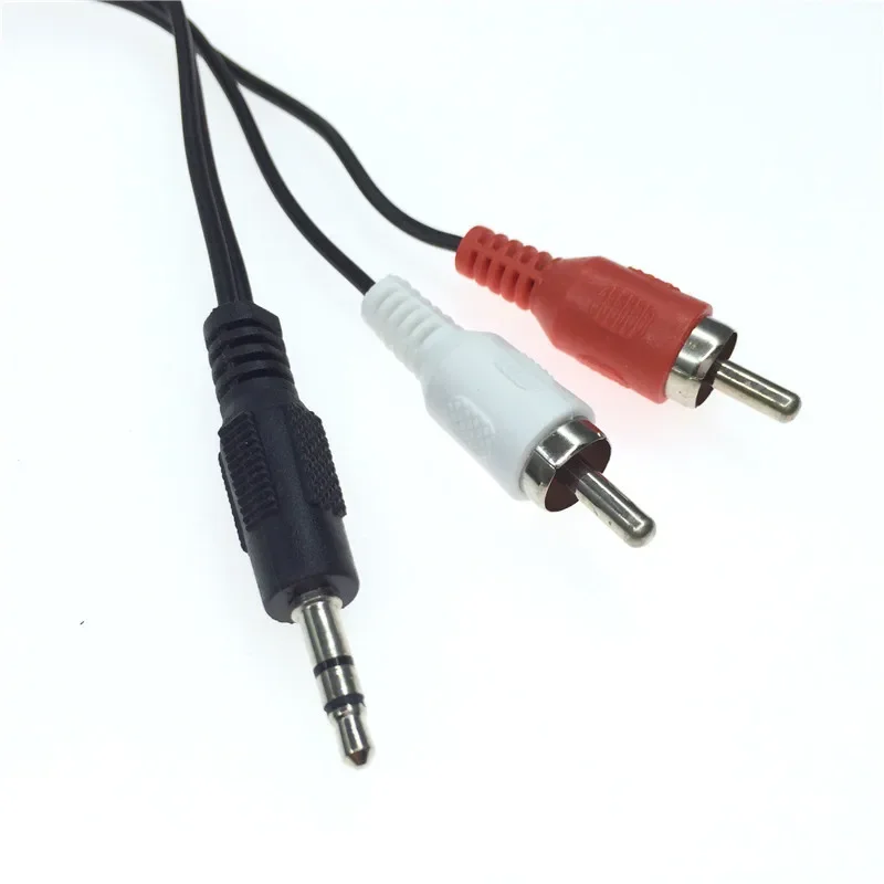 3,5mm Stereo-Stecker ein 2rca Phono-Stecker Audio--AV-Video-Kopfhörer Adapter Anschluss Kabel Kabel Kabel Auto Kabel Splitter