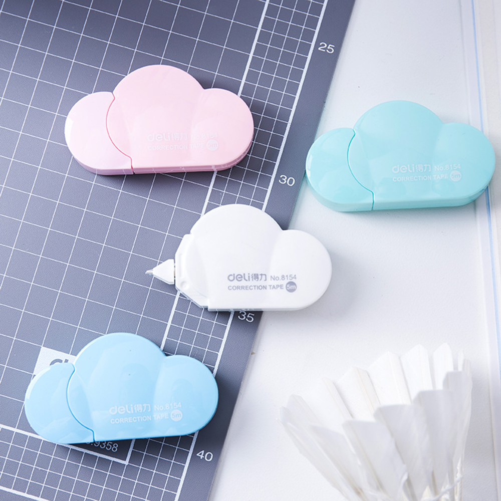 1 PC Cute Mini Small Clouds Shaped Correction Tape School Office Correction Belt Kids Smear Novelty Altered Tools