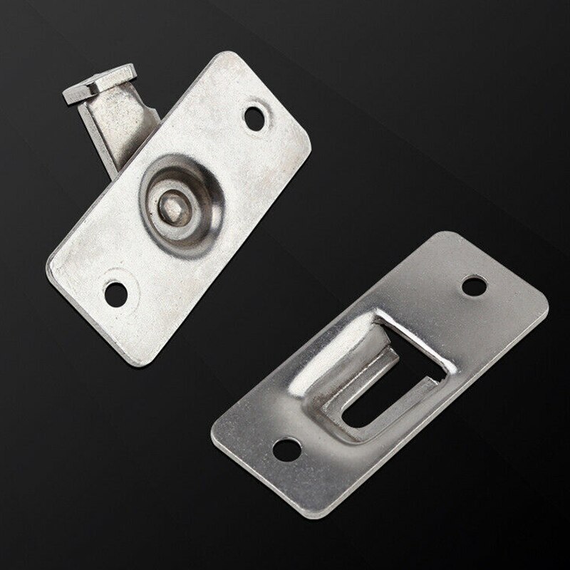 Right angle Door Lock Drawer Repair Replacement Tool Hasp Stainless Steel