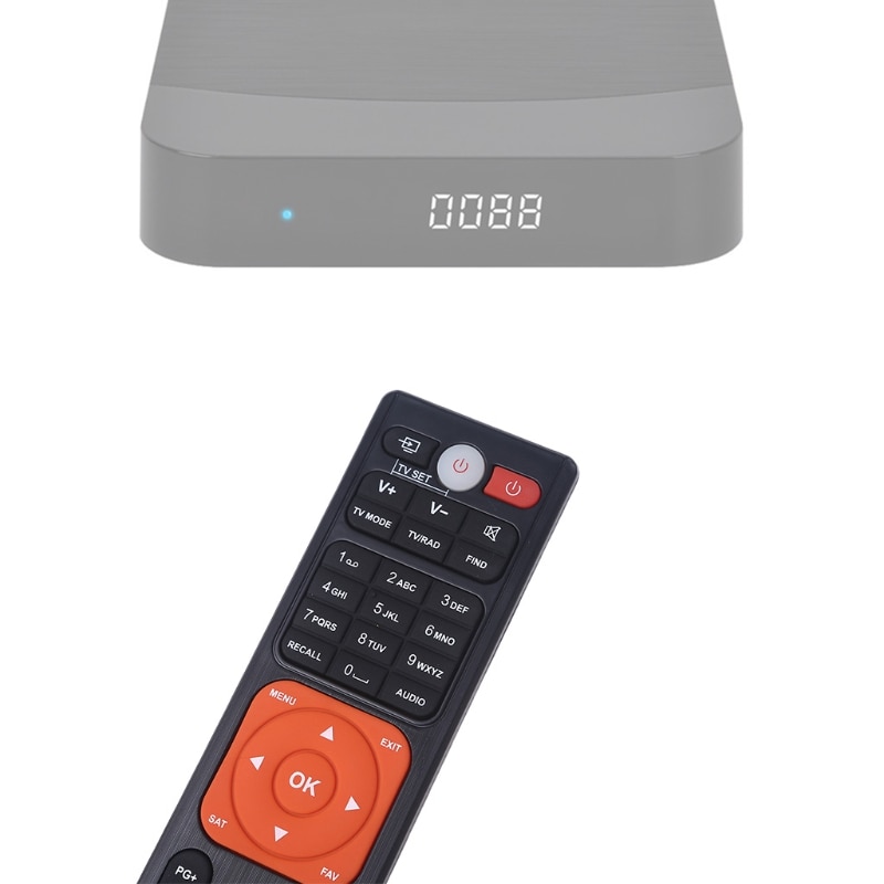 Mini télécommande de remplacement sans fil, Compatible avec V8 NO VA/V8 PRO2/V8X/V8 UHD/V9 SUPER Smart TV Box