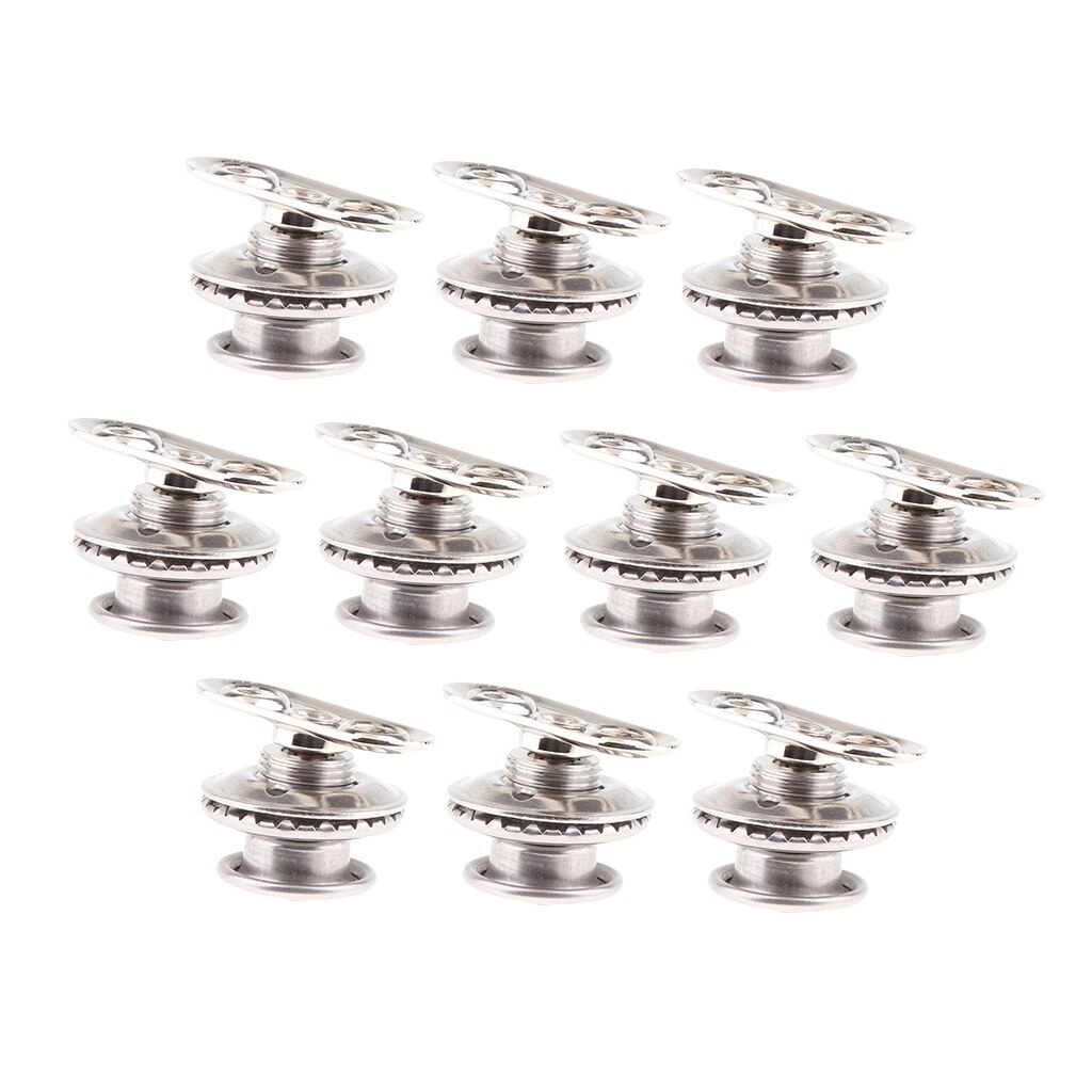 10pcs Boat Canvas Snap Canvas Turn Button Twist Lock 316 Stainless Steel
