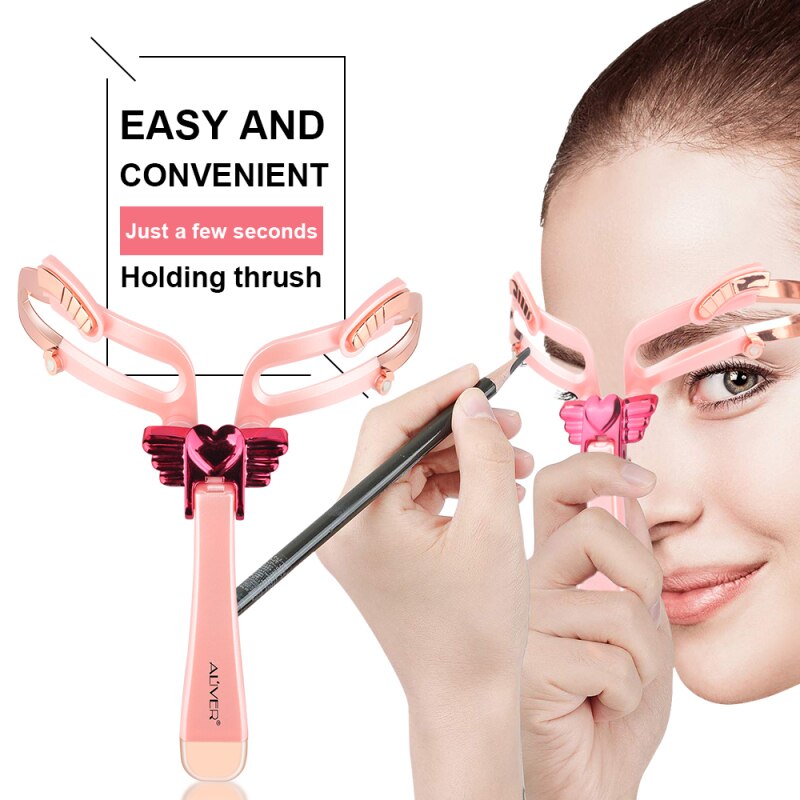 réutilisable réglable sourcil pochoir maquillage Shaper yeux sourcils maquillage modèle modèle sourcils carte StylingTools sourcils pochoirs